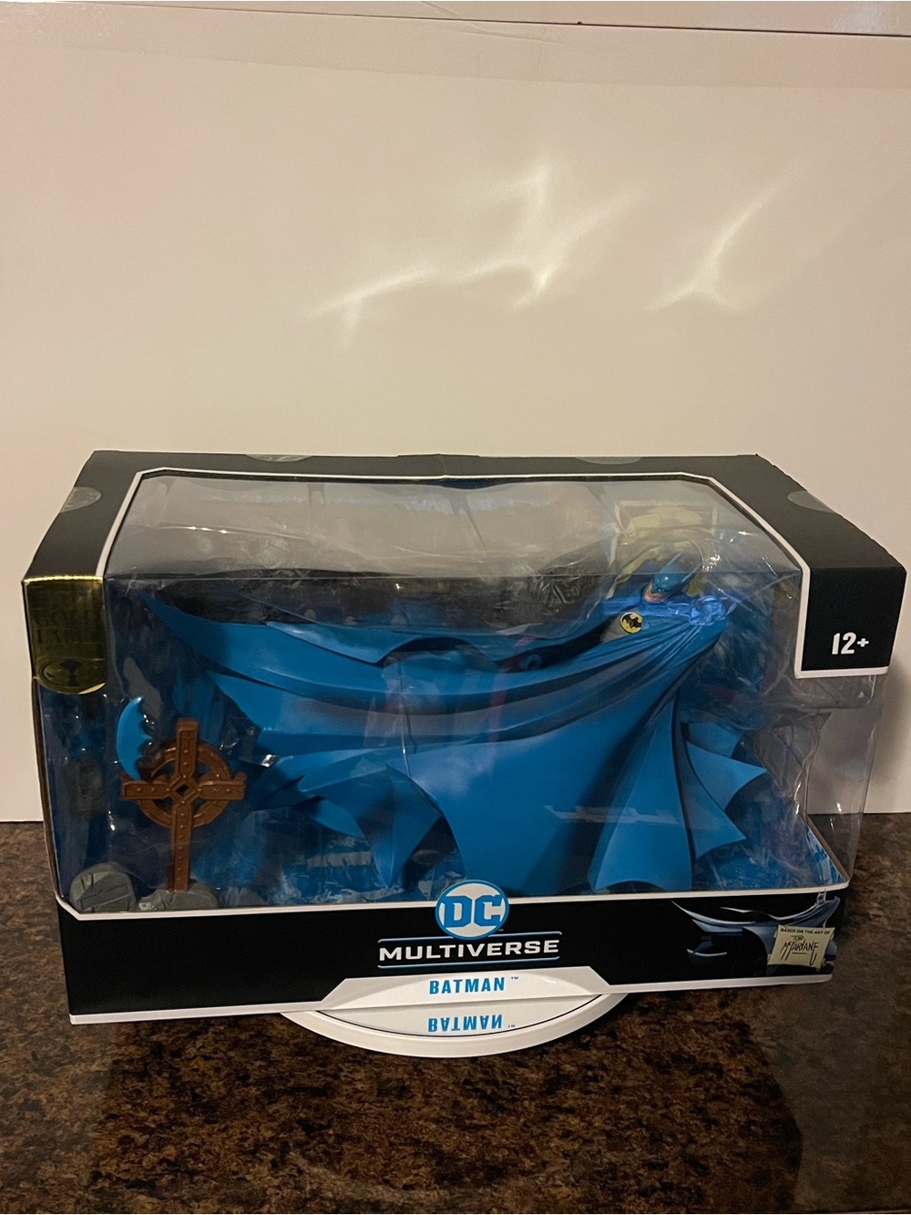 DC Batman Collectible with Bright Blue Cape